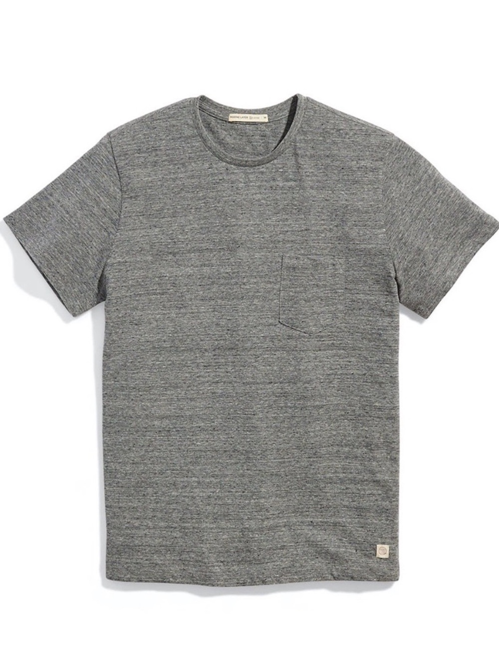 Marine Layer Men’s Heather Gray Crewneck Short Sleeve Re Spun Tee Size XL